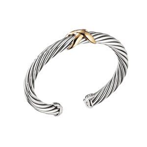 David Yurman Silver and Gold Bracelet
